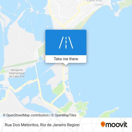 Rua Dos Metoritos map