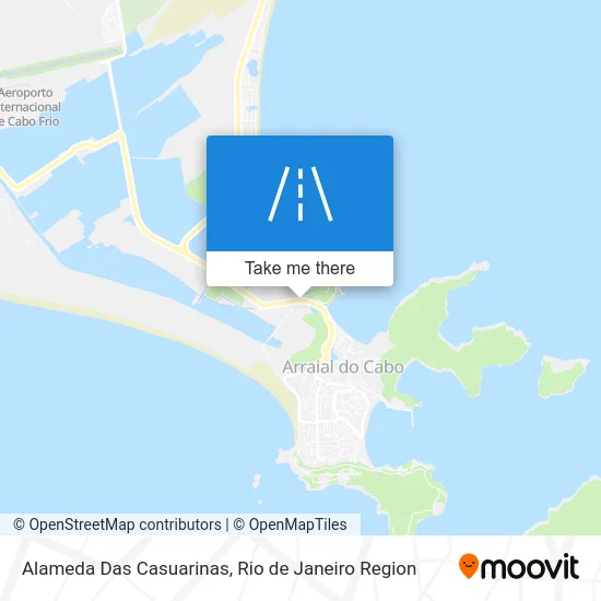 Alameda Das Casuarinas map