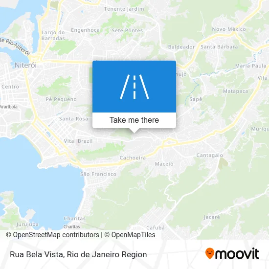 Rua Bela Vista map