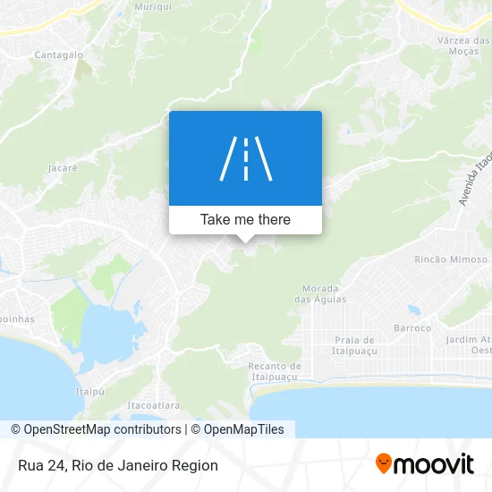 Rua 24 map