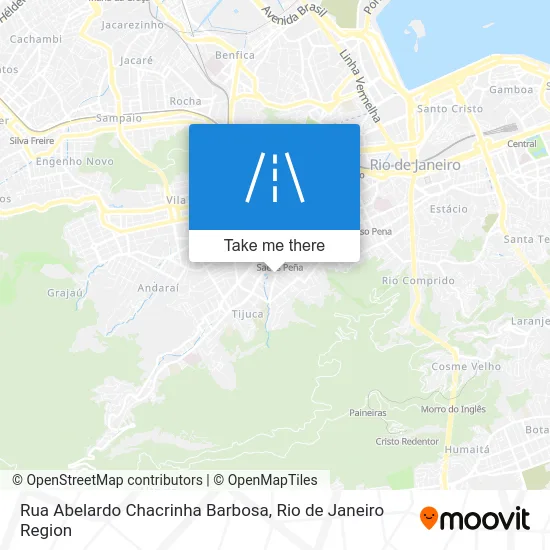 Rua Abelardo Chacrinha Barbosa map