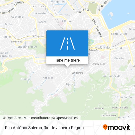 Mapa Rua Antônio Salema