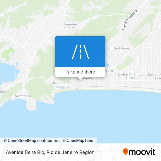 Avenida Beira Rio map