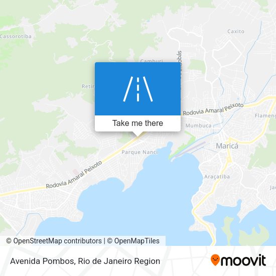 Avenida Pombos map