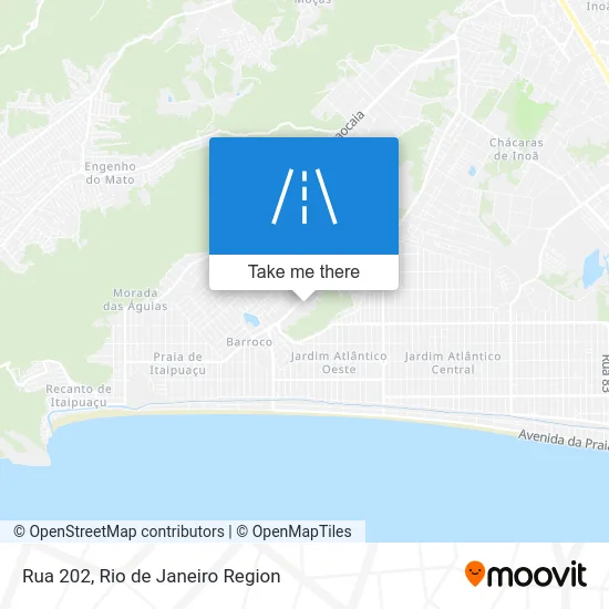 Rua 202 map