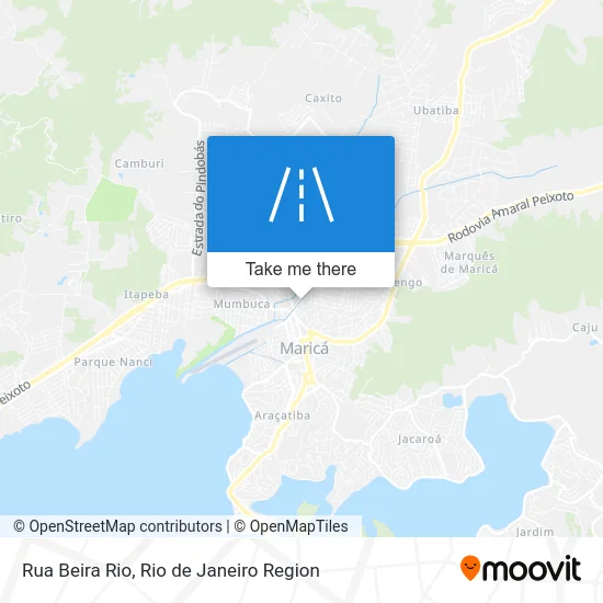 Rua Beira Rio map