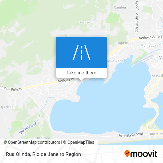 Rua Olinda map