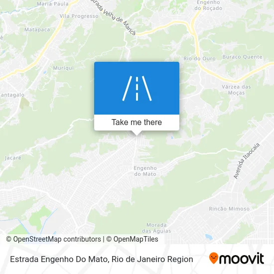 Estrada Engenho Do Mato map