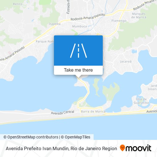 Mapa Avenida Prefeito Ivan Mundin