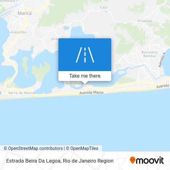 Estrada Beira Da Lagoa map
