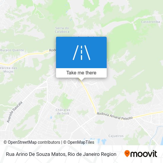 Rua Arino De Souza Matos map
