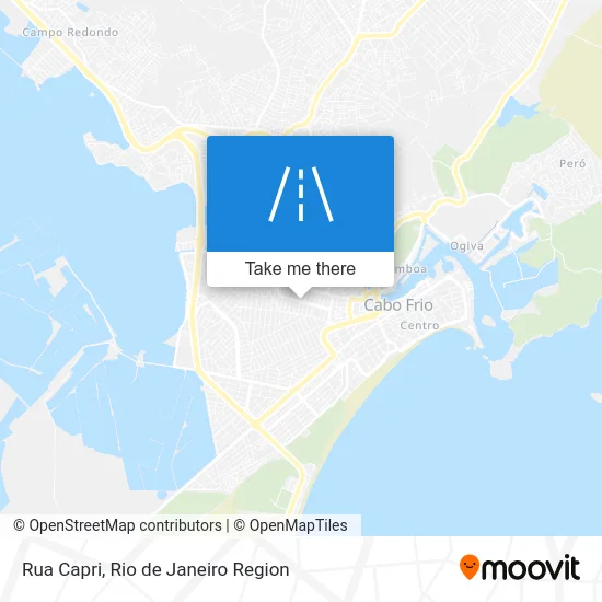 Rua Capri map