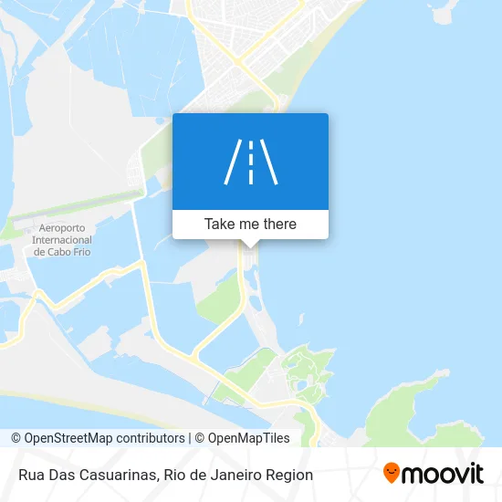 Rua Das Casuarinas map