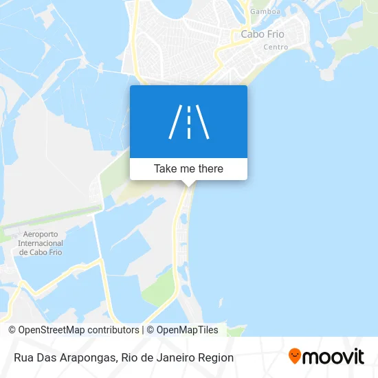Rua Das Arapongas map