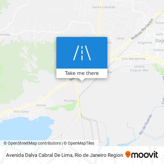 Mapa Avenida Dalva Cabral De Lima