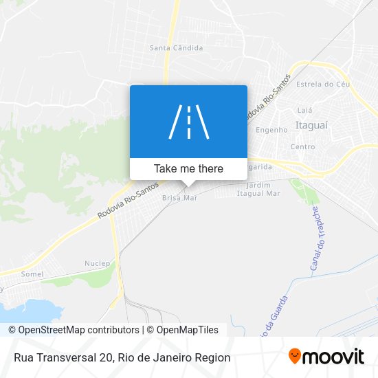 Rua Transversal 20 map