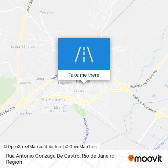 Rua Antonio Gonzaga De Castro map