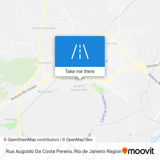Rua Augusto Da Costa Pereira map