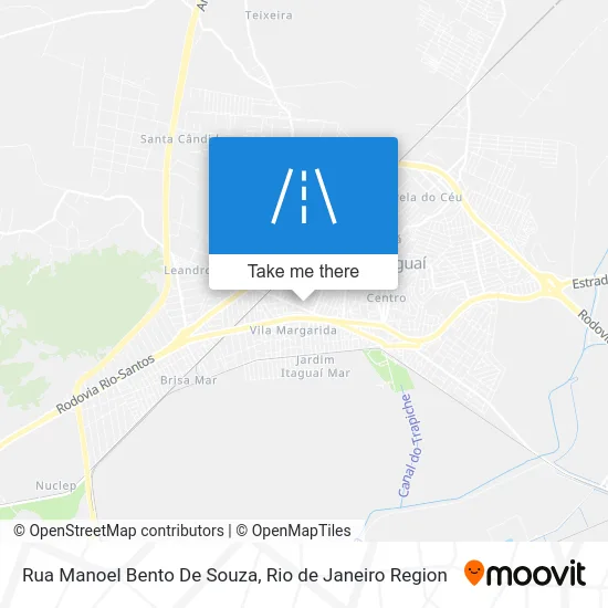 Rua Manoel Bento De Souza map