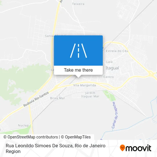 Rua Leonildo Simoes De Souza map