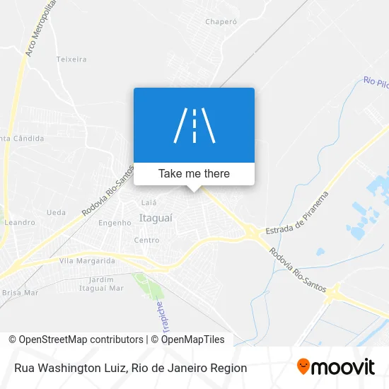Rua Washington Luiz map