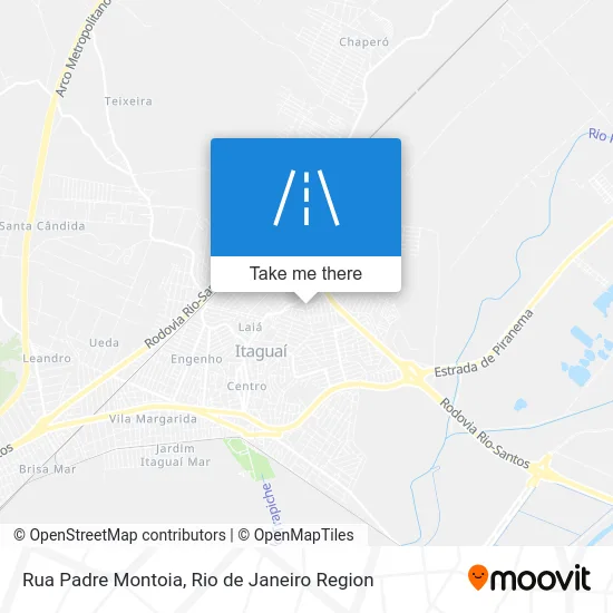 Rua Padre Montoia map