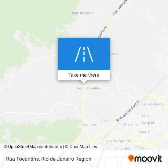 Rua Tocantins map