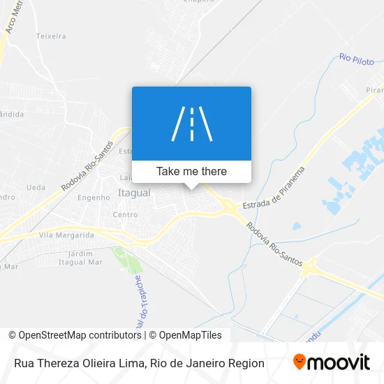 Rua Thereza Olieira Lima map