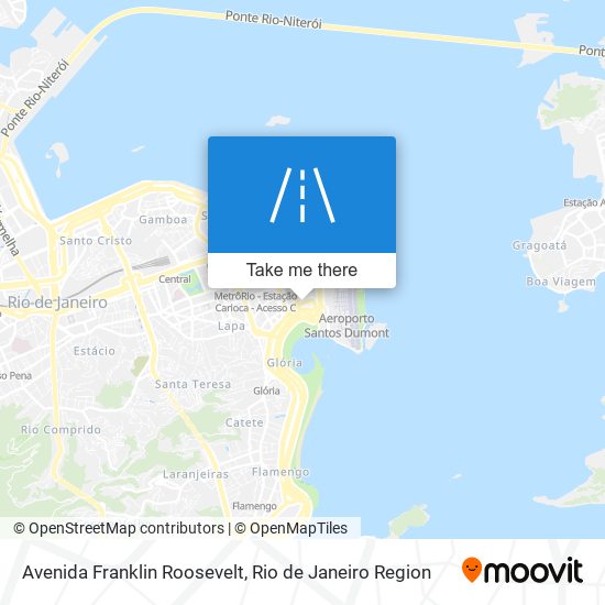 Mapa Avenida Franklin Roosevelt