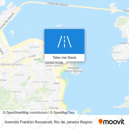 Avenida Franklin Roosevelt map
