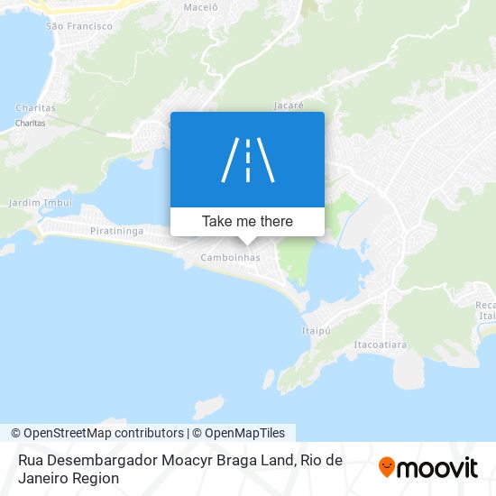 Rua Desembargador Moacyr Braga Land map