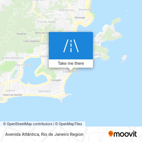 Avenida Atlântica map