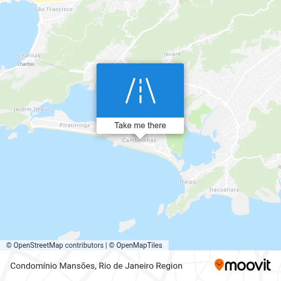 Condomínio Mansões map