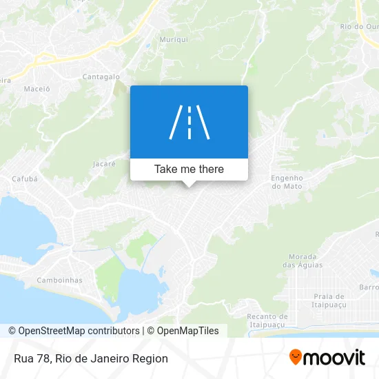 Rua 78 map