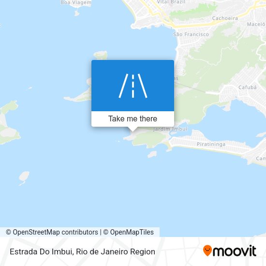 Estrada Do Imbui map