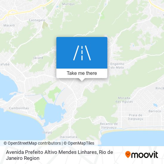 Mapa Avenida Prefeito Altivo Mendes Linhares