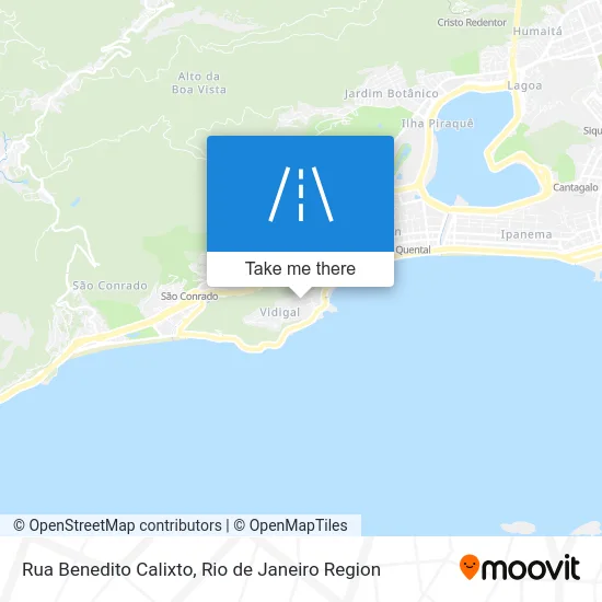Rua Benedito Calixto map