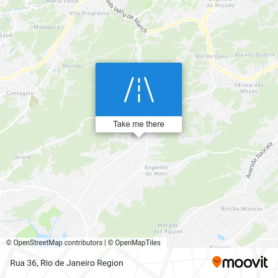 Rua 36 map