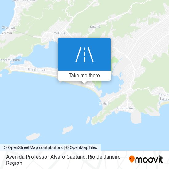 Mapa Avenida Professor Alvaro Caetano