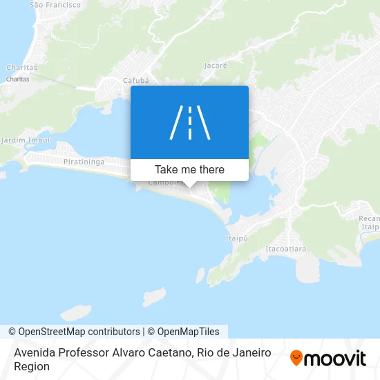 Avenida Professor Alvaro Caetano map