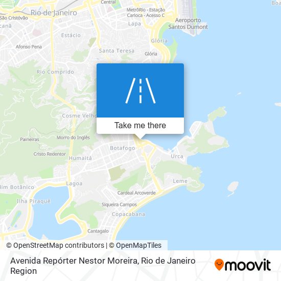 Avenida Repórter Nestor Moreira map