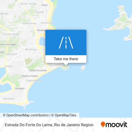 Estrada Do Forte Do Leme map