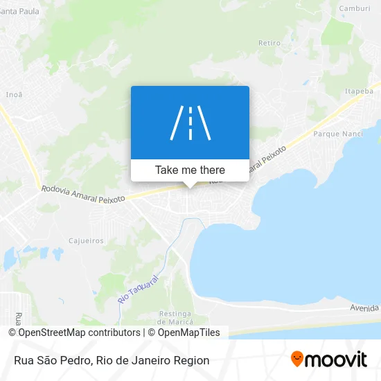 Rua São Pedro map