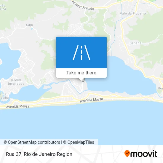 Rua 37 map