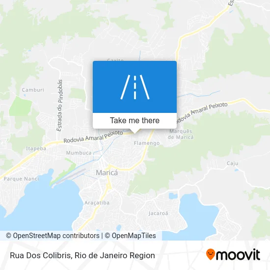 Rua Dos Colibris map