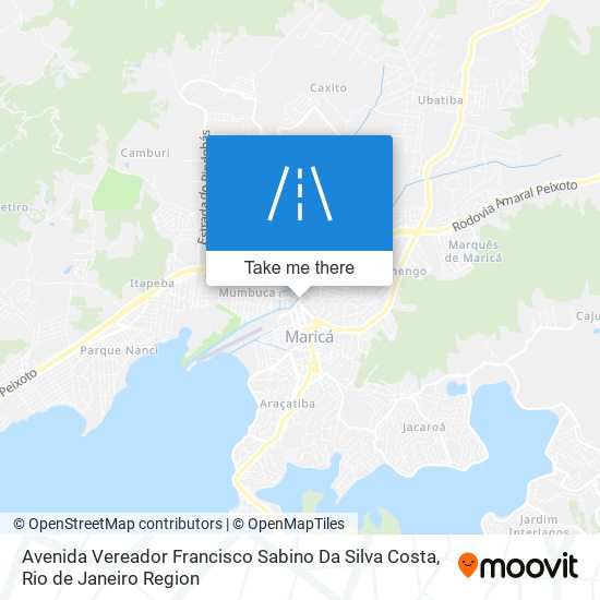 Avenida Vereador Francisco Sabino Da Silva Costa map