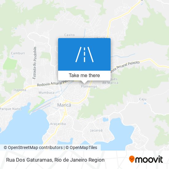 Rua Dos Gaturamas map