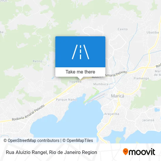 Rua Aluizio Rangel map