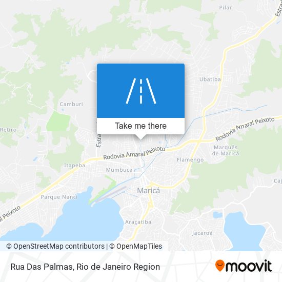 Rua Das Palmas map