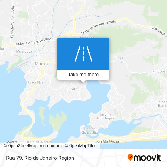 Rua 79 map